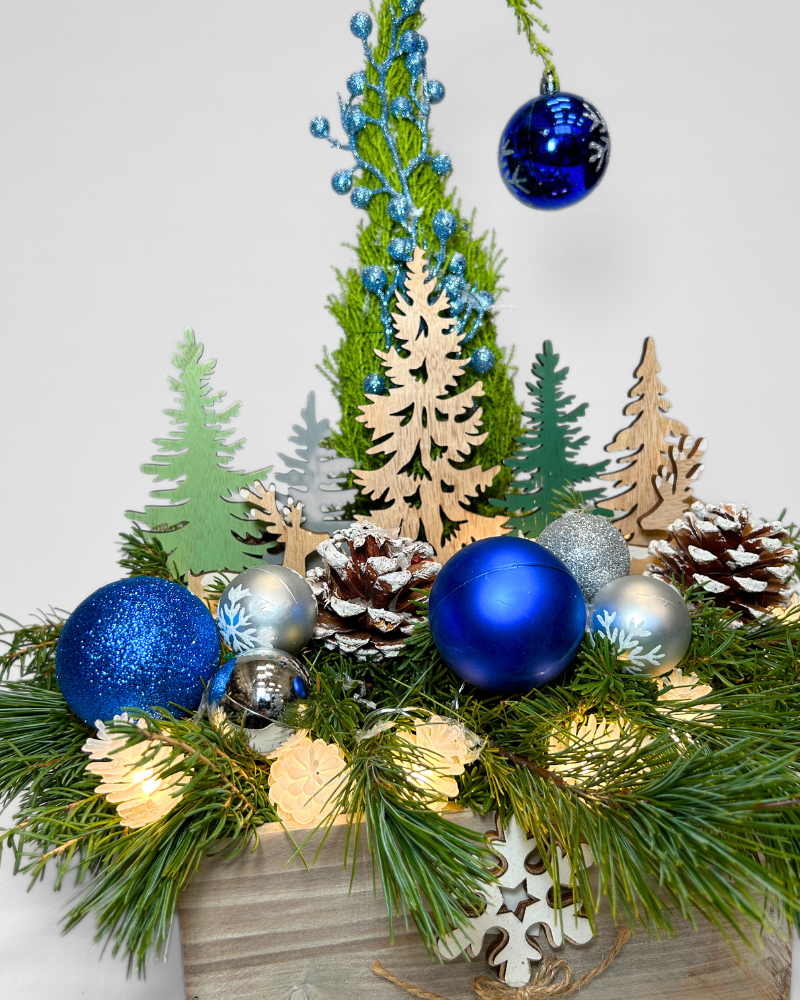 Snowy Grinch Tree Forest